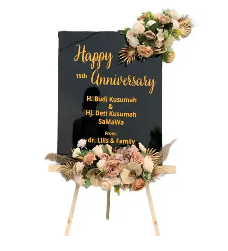 Papan Bunga Akrilik Air Upas